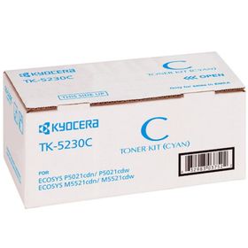 Kyocera TK-5230C Cyan Mavi Ecosys M5521CDN-5521CDW P5021CDN-5021CDW Orjinal Fotokopi Toneri