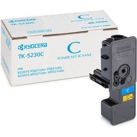 Kyocera TK-5230C Cyan Mavi Ecosys M5521CDN-5521CDW P5021CDN-5021CDW Orjinal Fotokopi Toneri