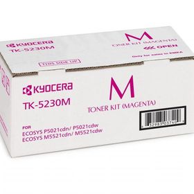 Kyocera TK-5230M Magenta Kırmızı Ecosys M5521CDN-5521CDW P5021CDN-5021CDW Orjinal Fotokopi Toneri