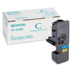 Kyocera TK-5240C Cyan Mavi Ecosys M5526CDN-5526CDW P5026CDN-5026CDW Orijinal Fotokopi Toneri