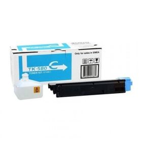 Kyocera TK-580 Mavi Uyumlu Muadil Toner