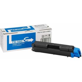 Kyocera TK-580/1T02KTCNL0 Mavi Muadil Toner