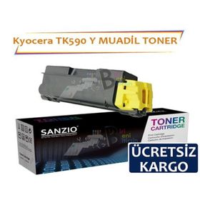 Kyocera TK-590 Sarı Muadil Toner