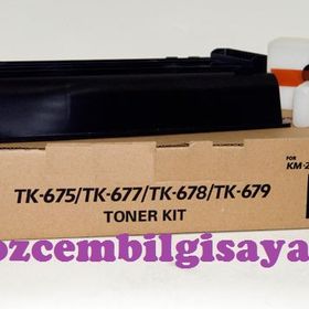 Kyocera TK-675 KM-2540 KM-2560 KM-3040 KM-3060 Mita Siyah Compatible Toner