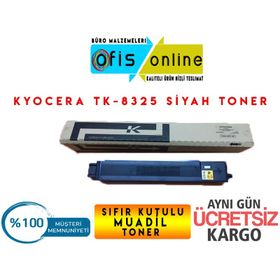 Kyocera TK-8325/1T02NP0NL0 Siyah Muadil Fotokopi Toneri