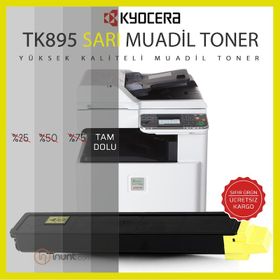 Kyocera TK-895 Sarı Uyumlu Muadil Toner