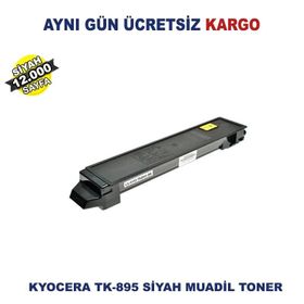 Kyocera TK-895K FS-C8020 FS-C8025 FS-C8520 FS-C8525 Siyah Muadil Toner