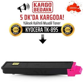 Kyocera TK-895M FS-C8020 FS-C8025 FS-C8520 FS-C8525 Kırmızı Muadil Toner