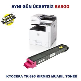 Kyocera TK-895M FS-C8020 FS-C8025 FS-C8520 FS-C8525 Kırmızı Muadil Toner