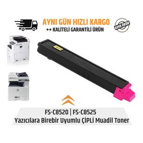 Kyocera TK-895M FS-C8020 FS-C8025 FS-C8520 FS-C8525 Kırmızı Muadil Toner