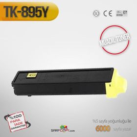 Kyocera TK-895Y Sarı Uyumlu Muadil Toner