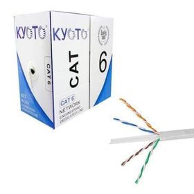 Kyoto CAT6 23 AWG Cat 6 305 mT Ethernet İnternet Kablosu