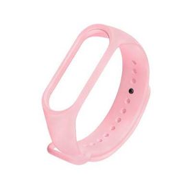 Kyver Mi Band 3 Mi Band 4 Akıllı Bileklik Uyumlu Açık Pembe Kordon Kayış