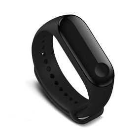 Kyver Xiaomi Mi Band 3-4 Siyah Akıllı Bileklik Kordon