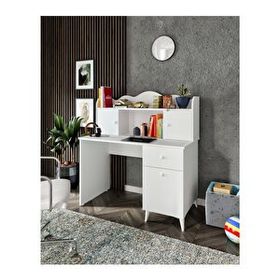 Kzn Home Akasya Beyaz Çalışma Masası
