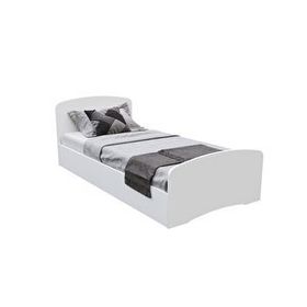 Kzn Home Soft Beyaz Tek Kişilik Mdf Karyola