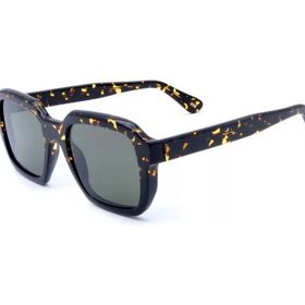 L.G.R Raffaello Black Havana Scuro 09B Dark Green G15 Unisex Güneş Gözlüğü