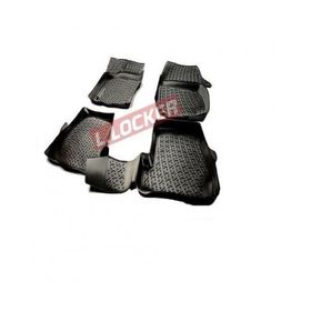 L.Locker Audi A6 2011-2014 Siyah 3D Araca Özel Havuzlu Paspas