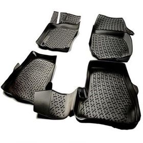 L.Locker Bmw 5 Serisi F10 2009-2013 Bej 3D Araca Özel Havuzlu Paspas