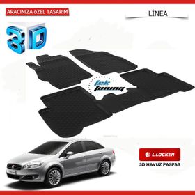 L.Locker Fiat Linea 2009 Sonrası 3D Bagaj Havuzu Paspası