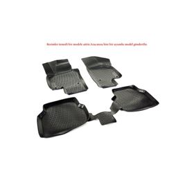 L.Locker Toyota Yaris 2013 ve Sonrası Siyah 3D Araca Özel Havuzlu Paspas