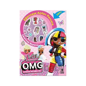 L.O.L Surprise Eğlenceye Açılan Pencere Çıkartmalı Boyama Kitabı Kolektif