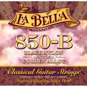 La Bella 850B Siyah Golden Alloy Dupont Flamengo Gitar Teli