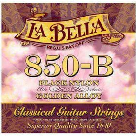 La Bella 850B Siyah Golden Alloy Dupont Flamengo Gitar Teli