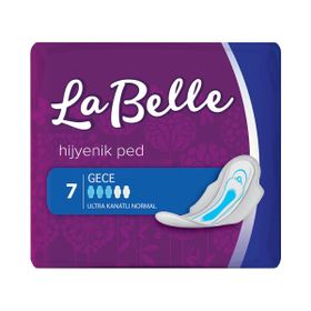 La Belle 7'li Ultra Gece Hijyenik Ped