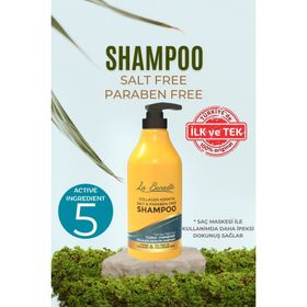 La Benedic 500 ml Collagen Keratin Salt Paraben Free Onarıcı Tüm Saç Tipleri İçin Şampuan