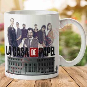 La Casa De Papel Bina Oyuncular Baskılı Kupa