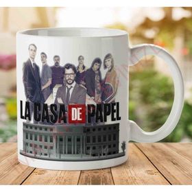 La Casa De Papel Bina Oyuncular Baskılı Kupa