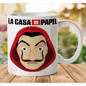 La Casa De Papel Máscara De Dali Baskılı Kupa