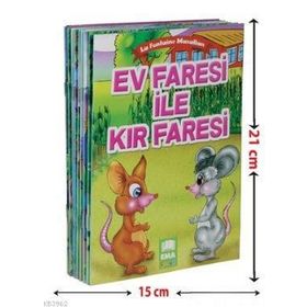 La Fontaine Masalları 10 Kitap Takım - Küçük Boy - lafontein jean de la fontaine