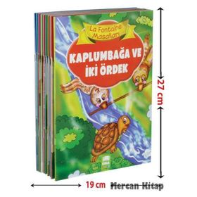 La Fontaine Masalları 10 Kitap Takım - Küçük Boy - lafontein jean de la fontaine
