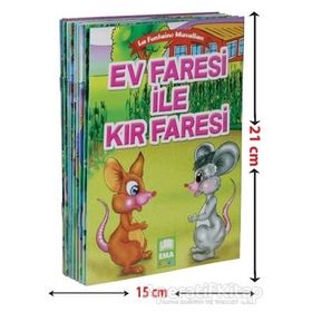 La Fontaine Masalları 10 Kitap Takım - Küçük Boy - lafontein jean de la fontaine