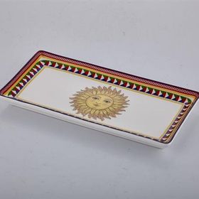 La Medore Sunshine 26.5x13 cm 2'li Küçük Dikdörtgen Tabak
