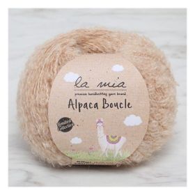 La Mia Alpaca Boucle 34389 L308 50 gr Bej El Örgü İpi
