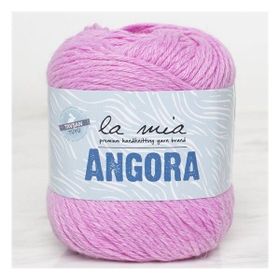 La Mia Angora 33800 L107 50 gr Pembe El Örgü İpi
