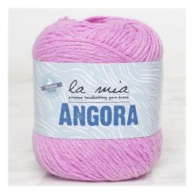 La Mia Angora 33800 L107 50 gr Pembe El Örgü İpi