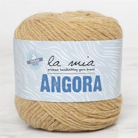 La Mia Angora 33807 L132 50 gr Bej El Örgü İpi