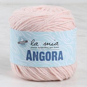 La Mia Angora 34012 L185 Pudra Pembe El Örgü İpi