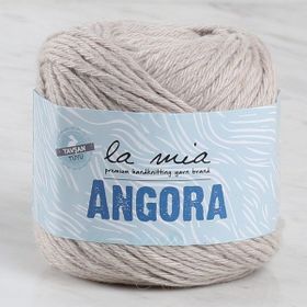 La Mia Angora 34218 L003 50 gr Bej El Örgü İpi