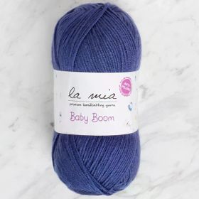 La Mia Baby Boom 34125 604 Açık Lacivert El Örgü İpi