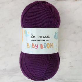 La Mia Baby Boom 34265 60 Patlıcan Moru El Örgü İpi