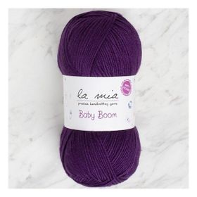 La Mia Baby Boom 34265 60 Patlıcan Moru El Örgü İpi