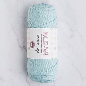 La Mia Baby Cotton 33625 L036 Açık Mavi El Örgü İpi