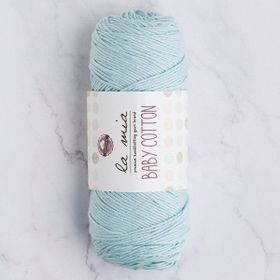 La Mia Baby Cotton 33625 L036 Açık Mavi El Örgü İpi
