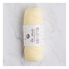 La Mia Baby Cotton 33626 L028 Bebe Sarı El Örgü İpi