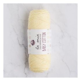 La Mia Baby Cotton 33626 L028 Bebe Sarı El Örgü İpi
